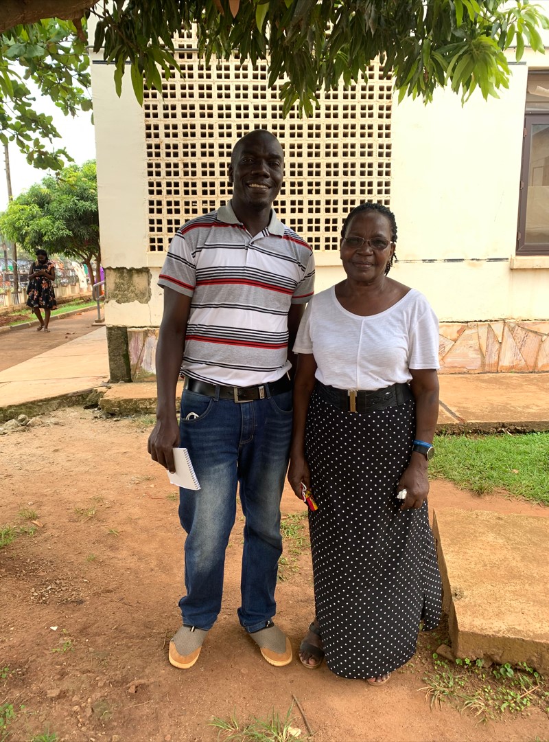 Toko and the Sanyu Team in Naguru