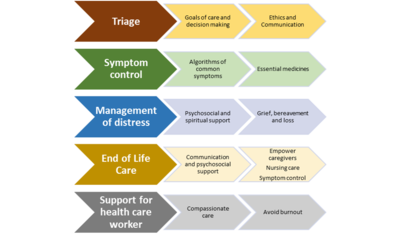 Compassion and dignity; palliative care in COVID19 online teaching